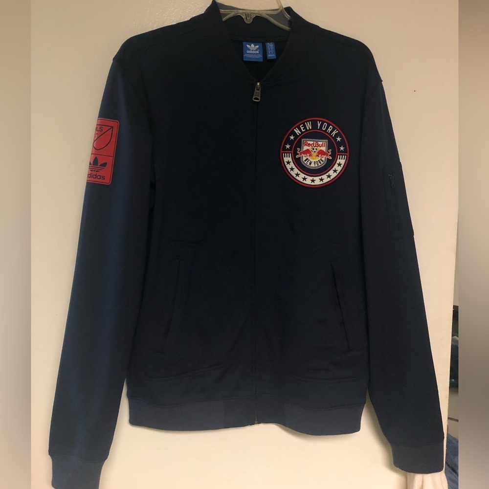 New York Red Bulls Bomber Jacket Size Small Adidas
